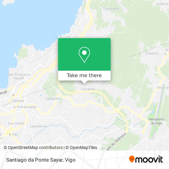 Santiago da Ponte Sayar map