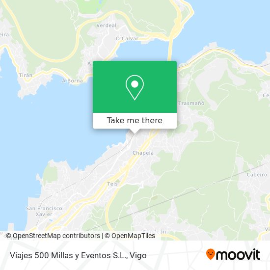 Viajes 500 Millas y Eventos S.L. map