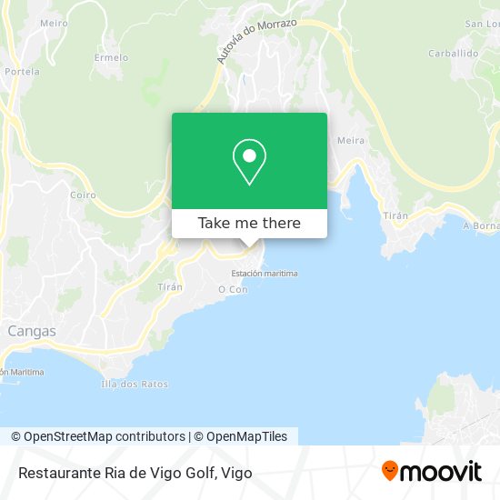 Restaurante Ria de Vigo Golf map