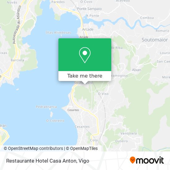 mapa Restaurante Hotel Casa Anton