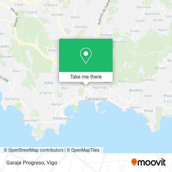 Garaje Progreso map