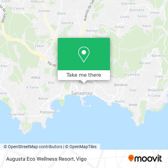 Augusta Eco Wellness Resort map