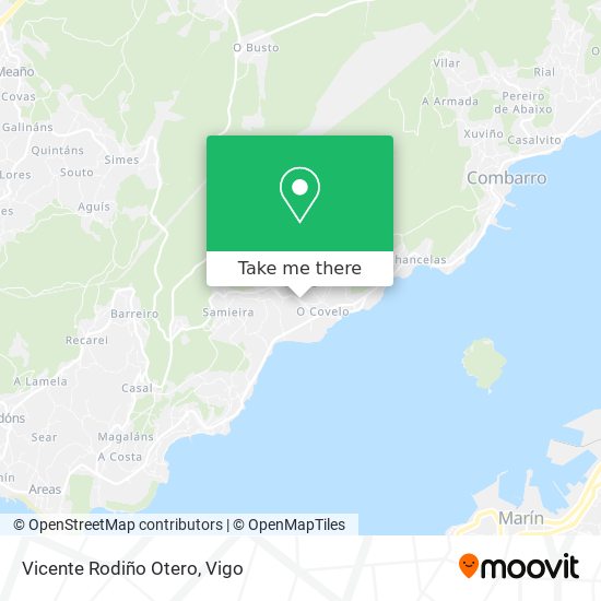 Vicente Rodiño Otero map