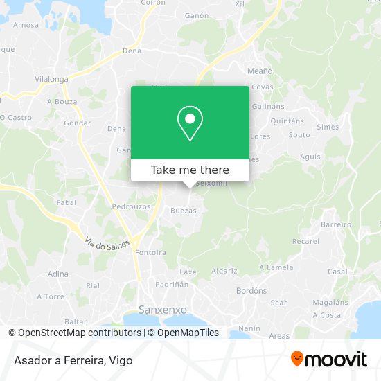 Asador a Ferreira map