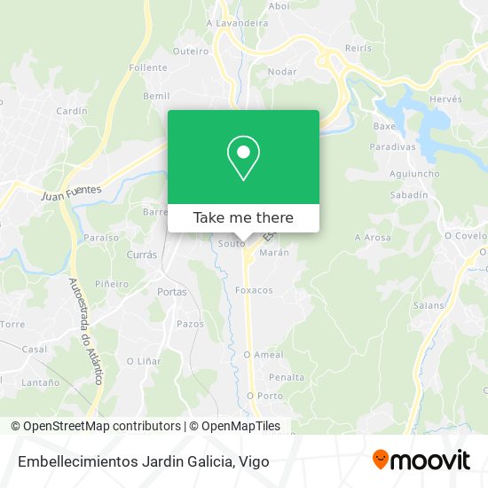 Embellecimientos Jardin Galicia map