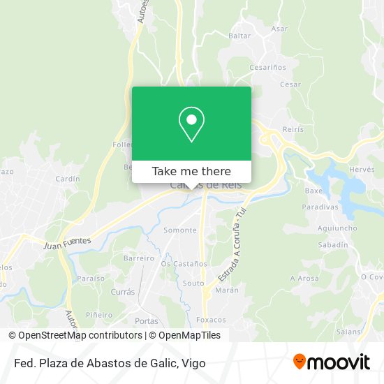 Fed. Plaza de Abastos de Galic map