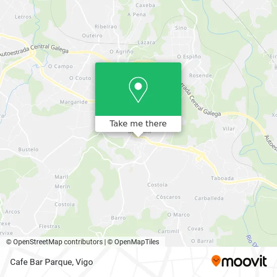 Cafe Bar Parque map