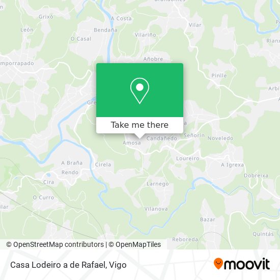 mapa Casa Lodeiro a de Rafael