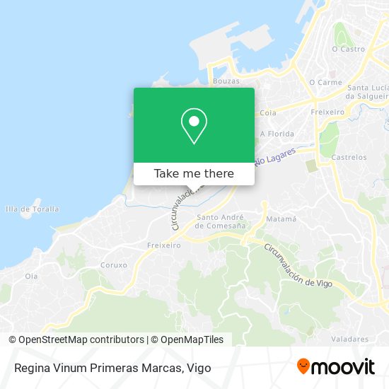 Regina Vinum Primeras Marcas map