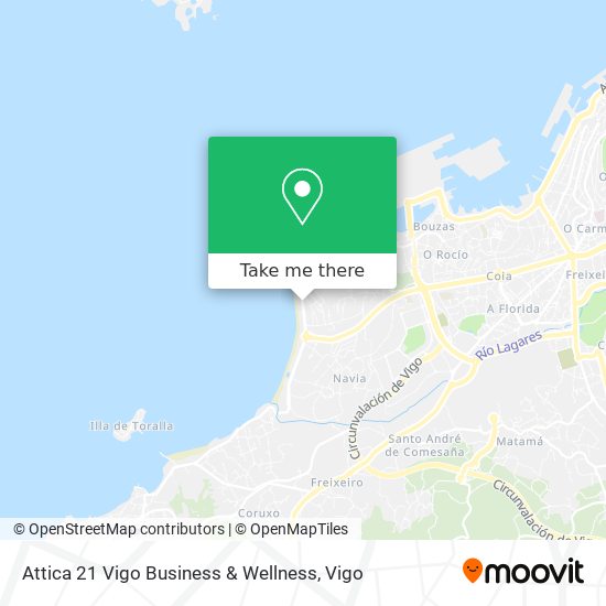 Attica 21 Vigo Business & Wellness map