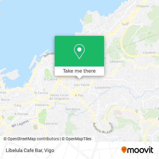 Libelula Cafe Bar map