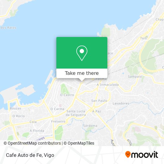 Cafe Auto de Fe map