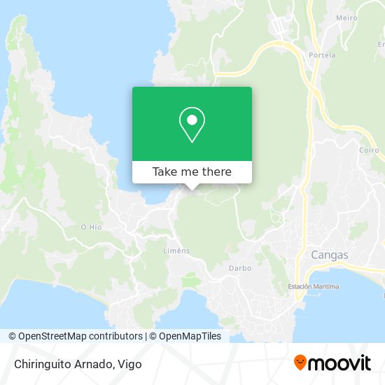 Chiringuito Arnado map