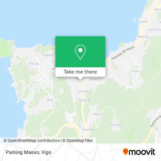 Parking Masso map