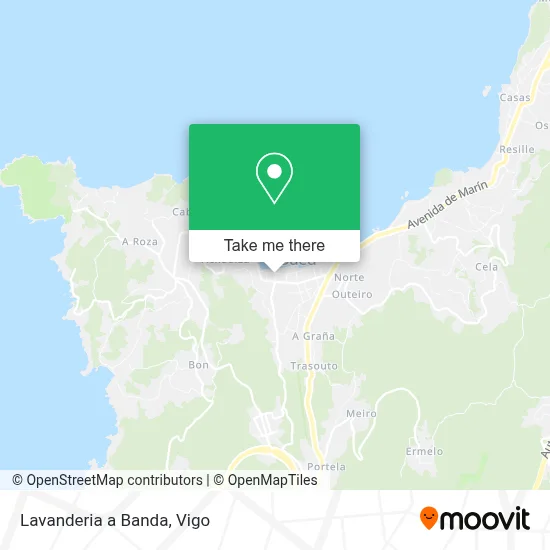 Lavanderia a Banda map