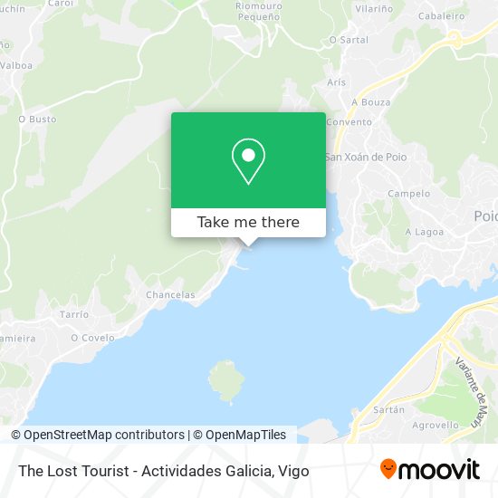 The Lost Tourist - Actividades Galicia map