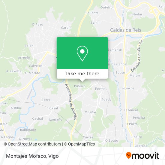 Montajes Mofaco map