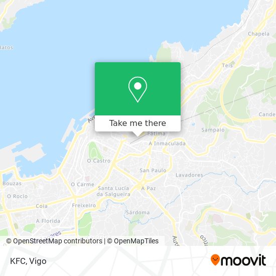 KFC map