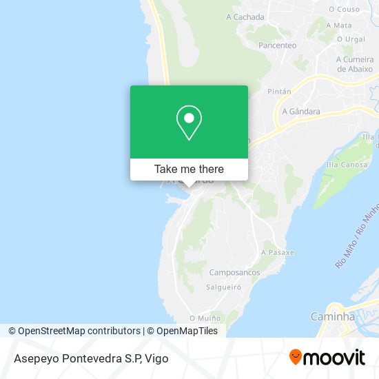 mapa Asepeyo Pontevedra S.P