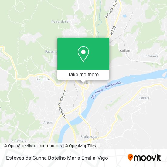 mapa Esteves da Cunha Botelho Maria Emilia