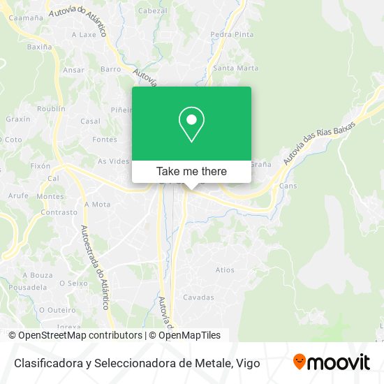 Clasificadora y Seleccionadora de Metale map