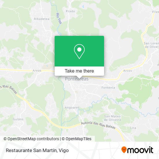 Restaurante San Martín map
