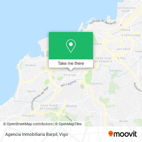mapa Agencia Inmobiliaria Barpil