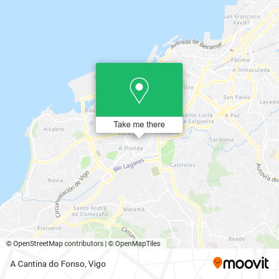 A Cantina do Fonso map