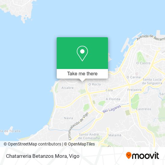 Chatarreria Betanzos Mora map