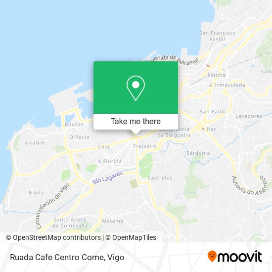 Ruada Cafe Centro Come map