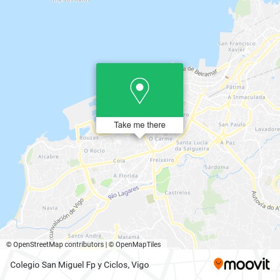Colegio San Miguel Fp y Ciclos map
