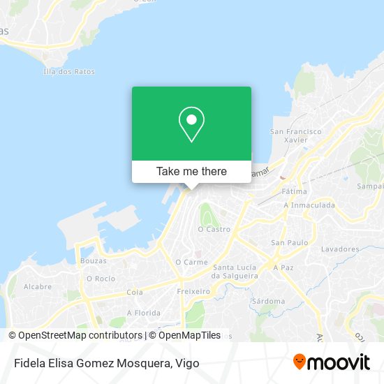 Fidela Elisa Gomez Mosquera map