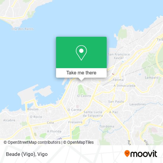 Beade (Vigo) map