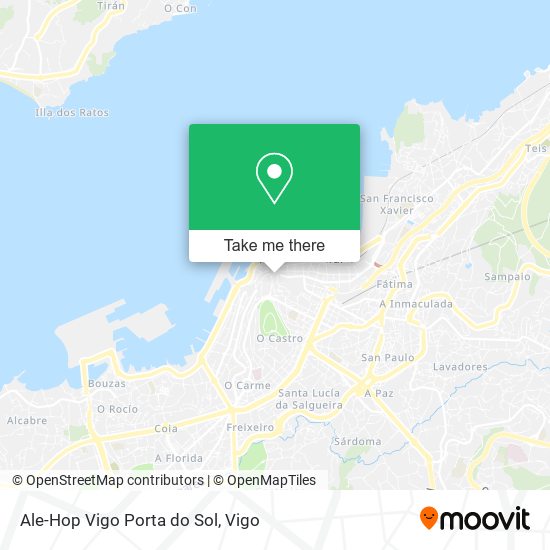 mapa Ale-Hop Vigo Porta do Sol