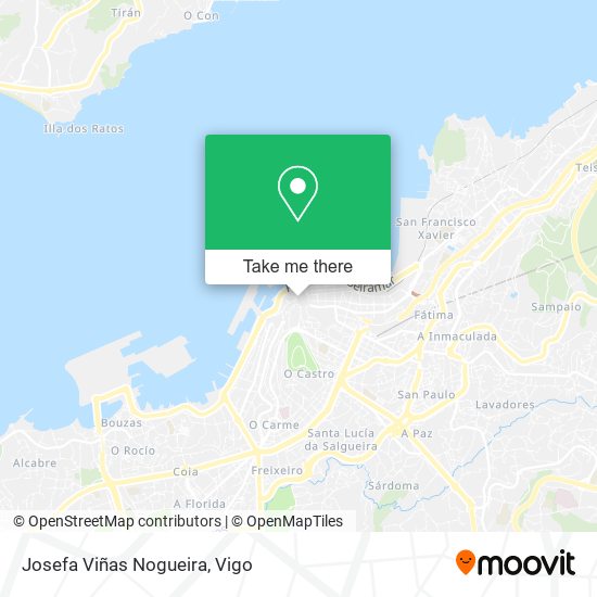 Josefa Viñas Nogueira map