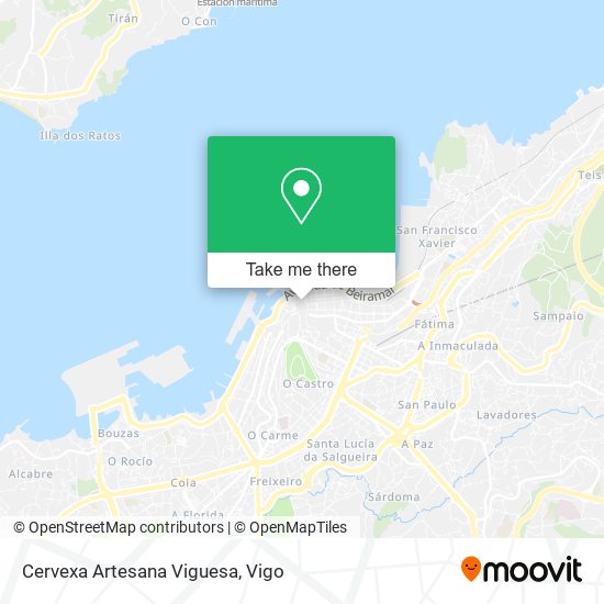 Cervexa Artesana Viguesa map