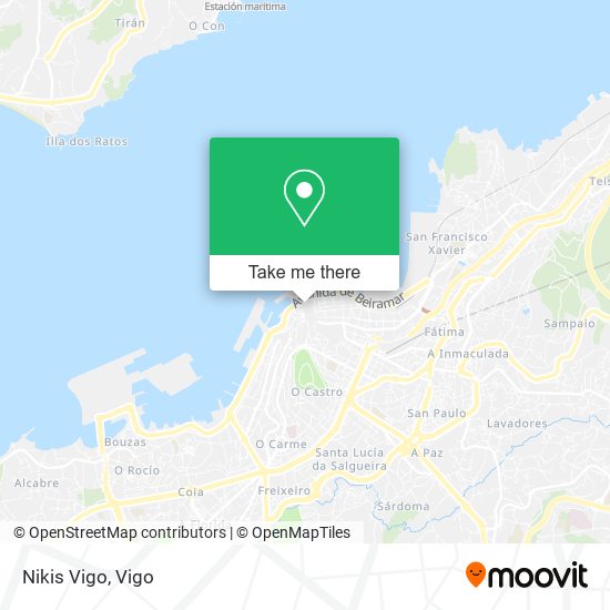 mapa Nikis Vigo