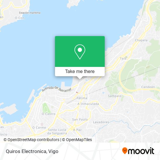 Quiros Electronica map