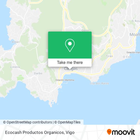 Ecocash Productos Organicos map