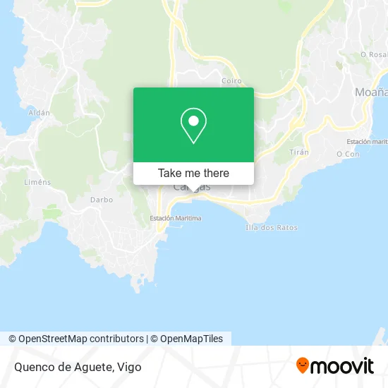 Quenco de Aguete map