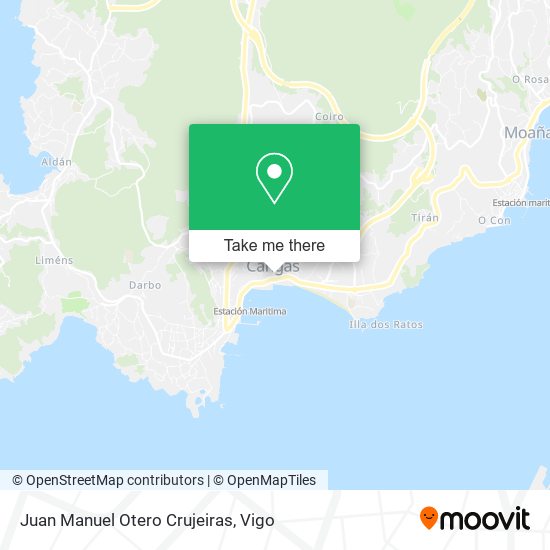 Juan Manuel Otero Crujeiras map