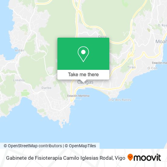 Gabinete de Fisioterapia Camilo Iglesias Rodal map