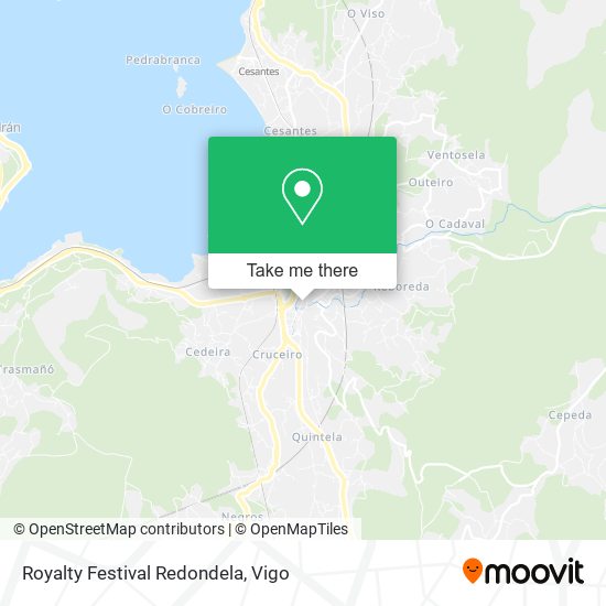 Royalty Festival Redondela map