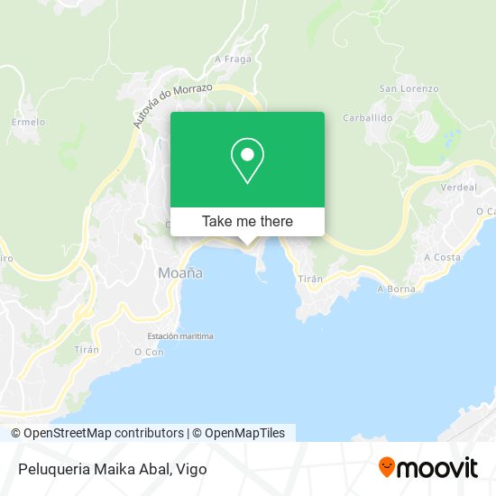 Peluqueria Maika Abal map