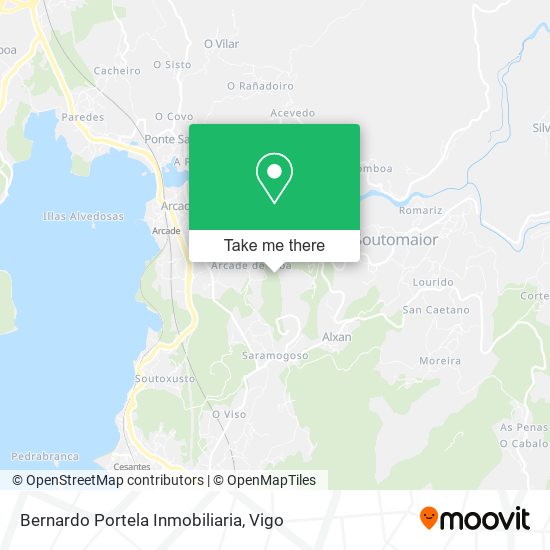 Bernardo Portela Inmobiliaria map