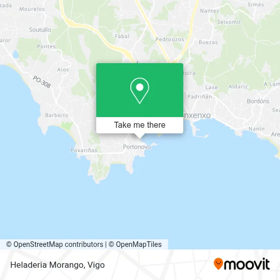 Heladeria Morango map