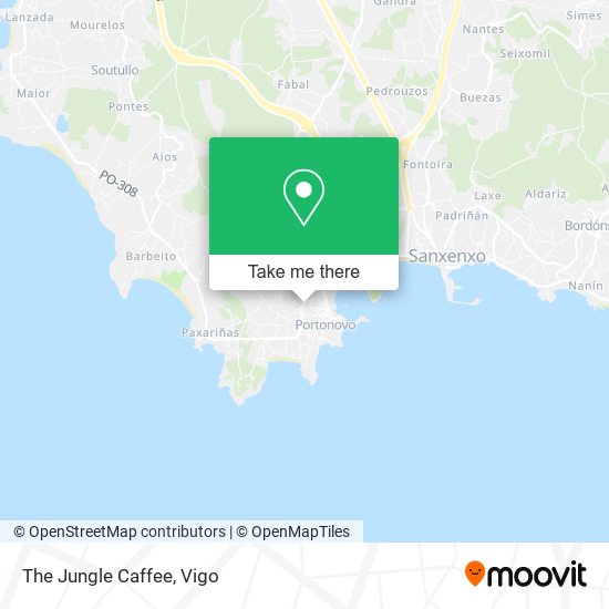 The Jungle Caffee map