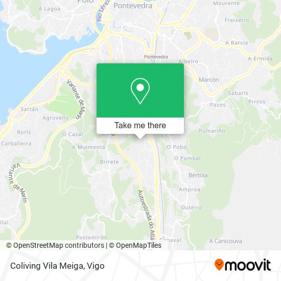 Coliving Vila Meiga map
