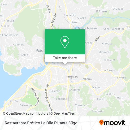 Restaurante Erótico La Olla Pikante map