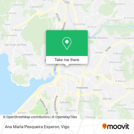 Ana Maria Pesqueira Esperon map